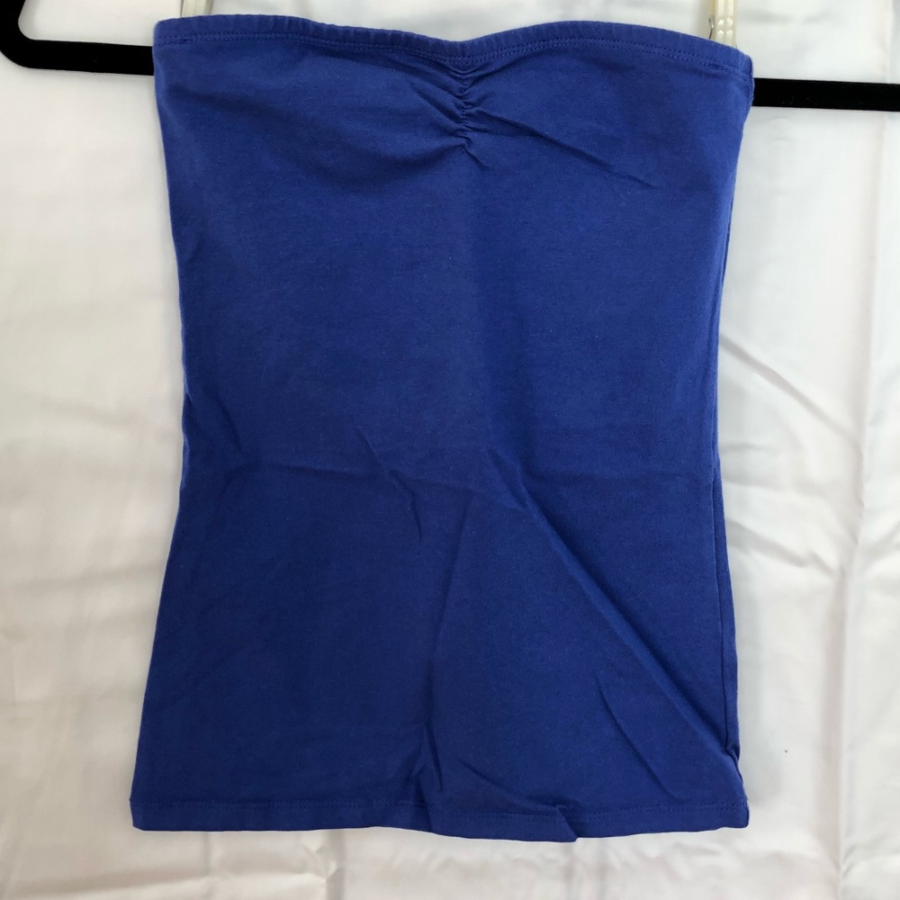 Blue tube top